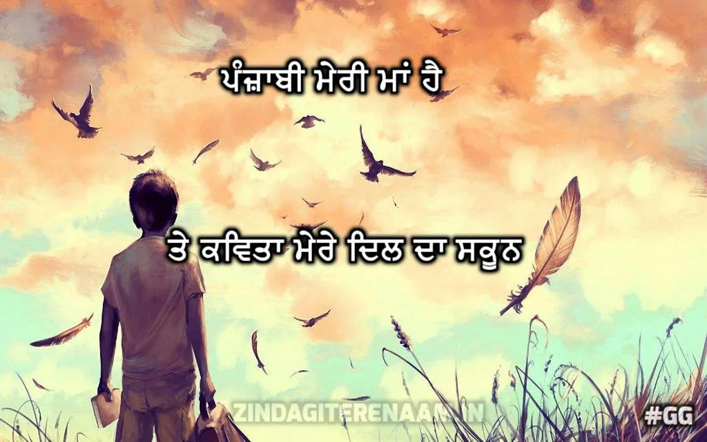 Punjabi shayari da pyar | Punjabi meri maa hai te kavita mere dil da skoon