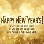 Happy new year simple and classic wish
