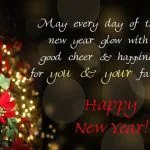Happy new year to your family...