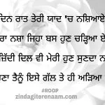 Tera nasha jeha Bas chadeya e || Punjabi shayari images || true love shayari
