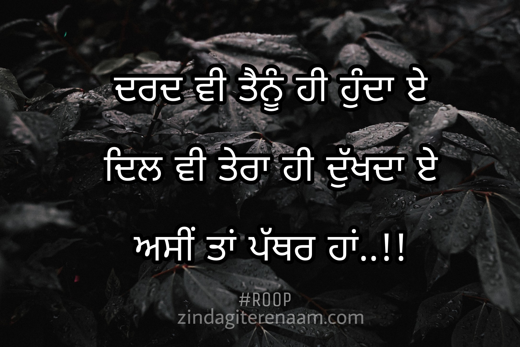 Best-punjabi-shayari-images-sad-love-status-quotes-ghaint-pics - Zindagi  Tere Naam