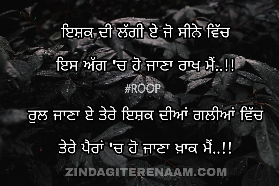 Best Punjabi Shayari Images Zindagi Tere Naam 