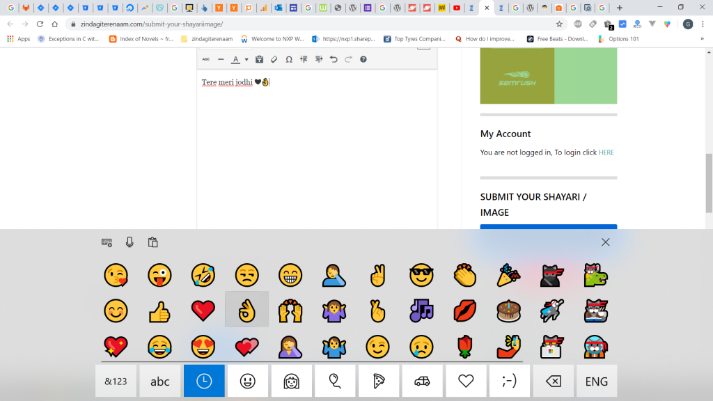 add emoticon through window virtual keyboard