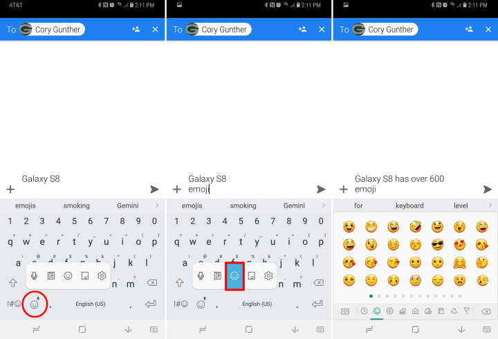 select emojis to add them in your shayari from mobile device