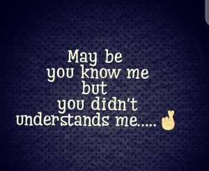 English status || may be you know me