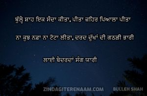best sad and dard bhari buleh shah punjabi shayari || Bulleh shah ik sauda kita, peeta jehar pyaala peeta na kujh nafa na totta leeta, darad dukha di gathrri bhari lai bedardaa sang yaari