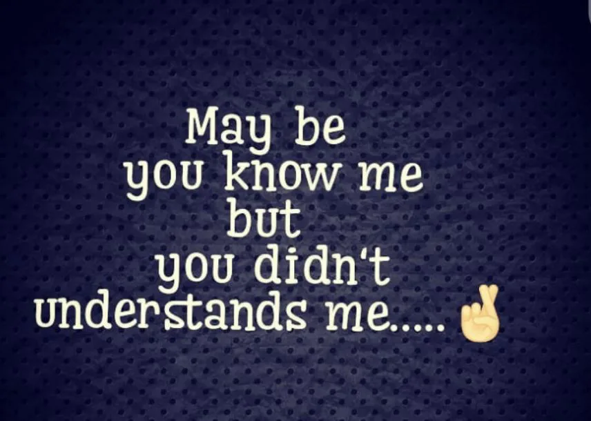 English sttaus || May be you know me