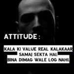 attitude shayari Hindi in ENGLISH || Kala ki value