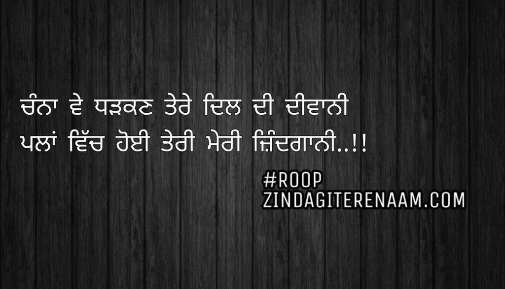 True love Punjabi shayari || two line shayari || Channa ve dhadkan tere dil di deewani
Pala vich hoyi teri meri zindgani..!!