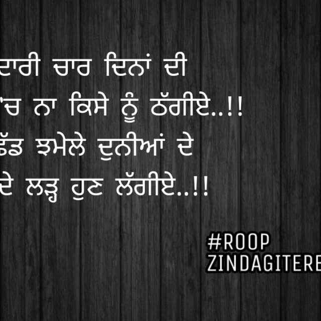 Dil nahi lagda punjabi ghaint status true line shayari Zindagi