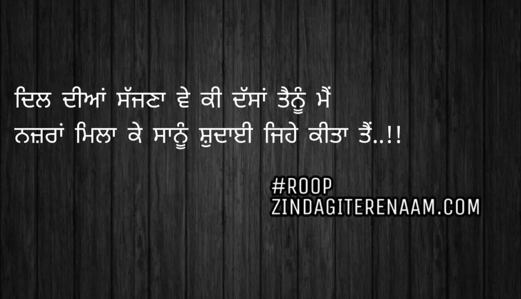 Two line shayari || Dil diyan sajjna ve ki dassa tenu main
Nazran mila ke sanu shudaai jehe kita tain..!!