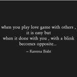 When you play love games || english thought