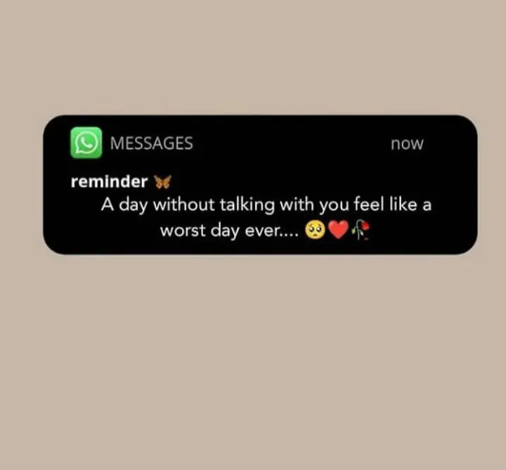 English-thoughts-A day without talking with you feel like a worst day ever
