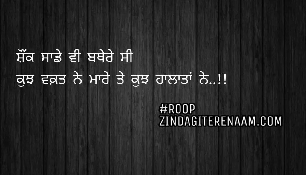 Shonk status || life status || sad life || Shonk sade vi bathere c
Kujh waqt ne maare te kujh haalatan ne..!!