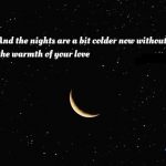 Warmth of your love || love english quotes