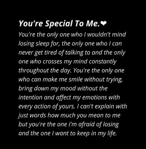 You are the Only one ||love English quotes
