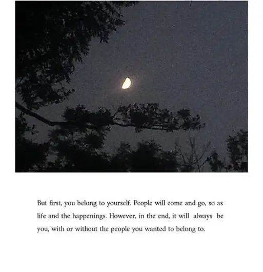 English quotes || you belong to yourself