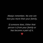 Na one can love you more then your family || love quotes