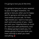 I am going to love you all the time || love english quotes