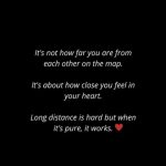 Its not how far you are from || Heart English quote