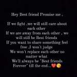 Promise me || best friend quotes