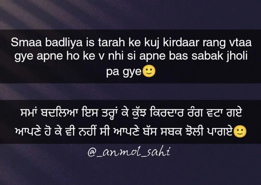 Sad Punjabi shayari || sabak shayari || apne vi apne nahi c