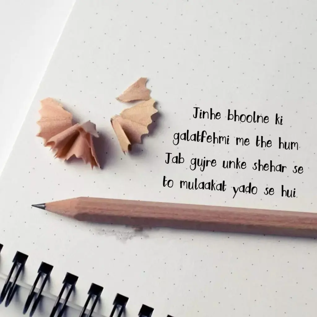 HINDI shayari  || yaad shayari || Jinhe bhoolne ki galatfehmi mein the hum ...jab guzre unke shehar se to mulakat yaadon se hui 